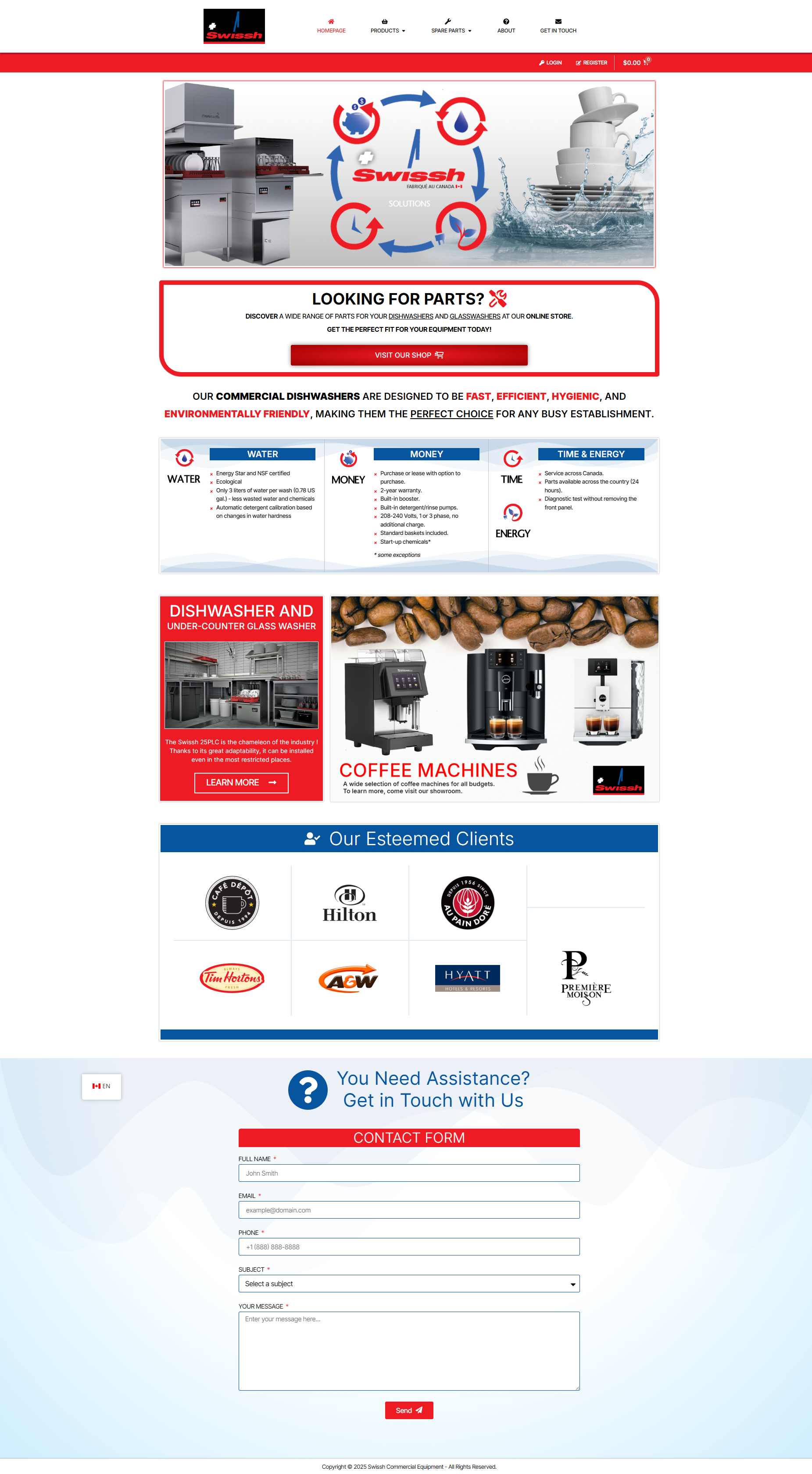 Screenshot of Swissh